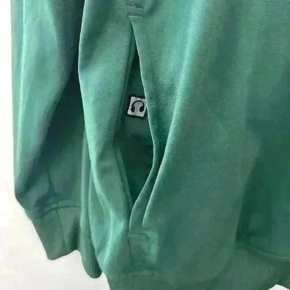 Nike Vintage Green White Stripe Track Jacket Out and Inside Pockets Men’s XXL - Picture 5 of 12